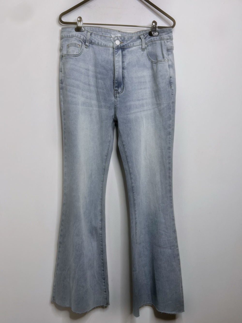 Commense High-Waist Light Blue Denim Bootcut Jeans NWT Size XL